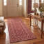 Tapis Fjord2 traditionnel à motif floral intégral bordeaux, cuivre, vert, crème et rose, lavable à la machine, antidérapant, à poils courts, pour l'intérieur et l'extérieur, adapté aux animaux domestiques, idéal pour le salon, la chambre, la salle à manger, l'entrée, le couloir ou le bureau.-1082075292
