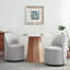Chaise pivotante rembourrée entièrement assemblée-111997817