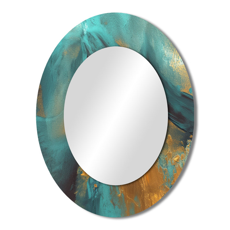 Miroir mural moderne Méditerranée Sunshine II, 43 po x 33 po