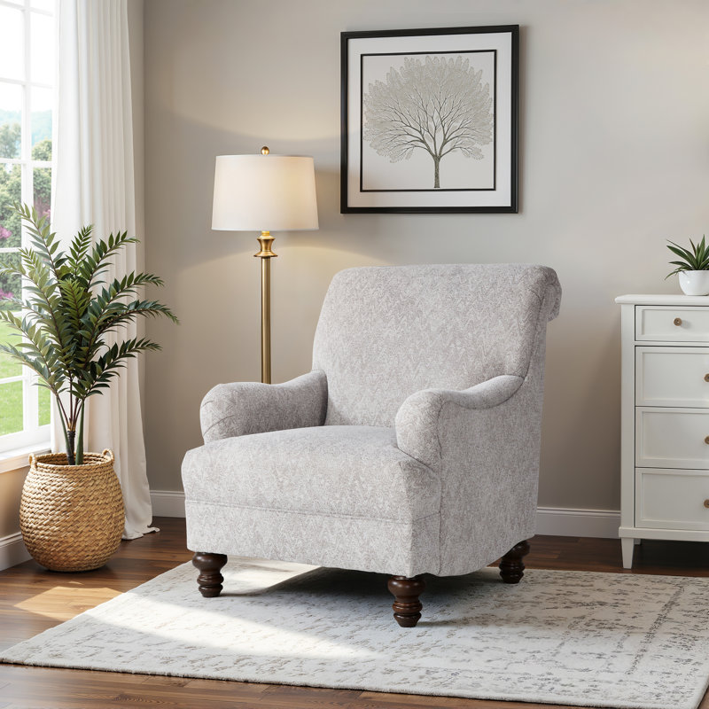 Fauteuil en polyester de 33,5 po de largeur Tylor, 100% polyester Sonic Cloud