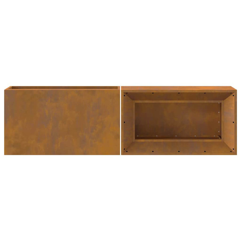 Modern Outdoor Fire Pit, Brown