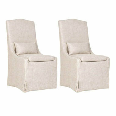 Woodbridge Furniture Hepplewhite Upholstered King Louis Back Arm Chairs, 68% Off