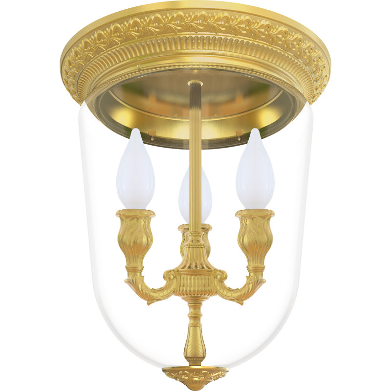 Flory 3 - Light Simple Chandelier, Bright Gold