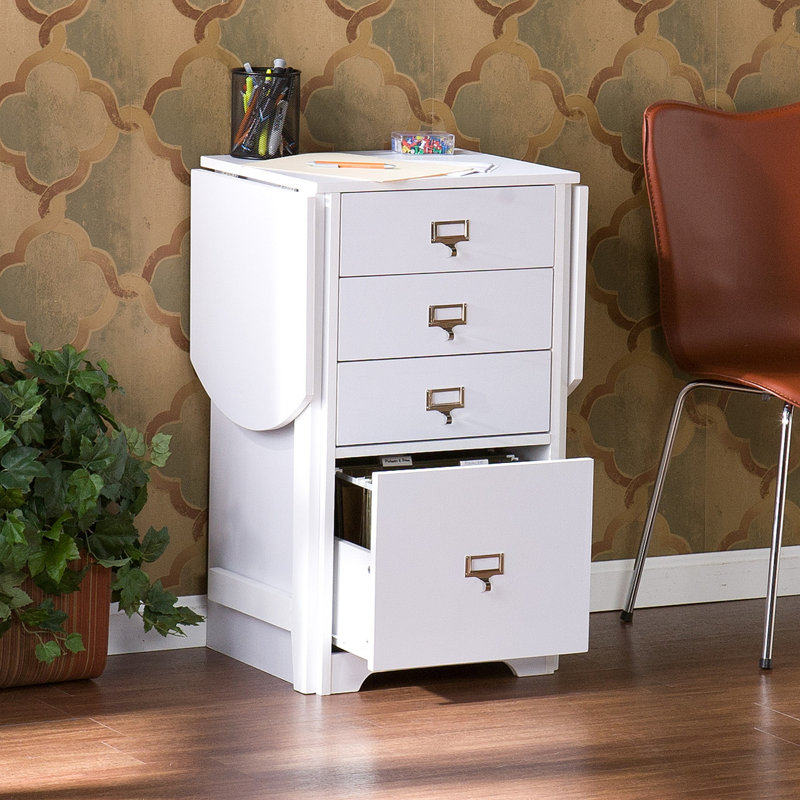 Organisateur pliable et bureau d'artisanat - Blanc