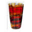 Tartan Glass Vase