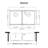 Ruvati 32-inch Undermount Workstation Granite Composite Quartz Kitchen Sink 50/50 Double Bowl-114374767