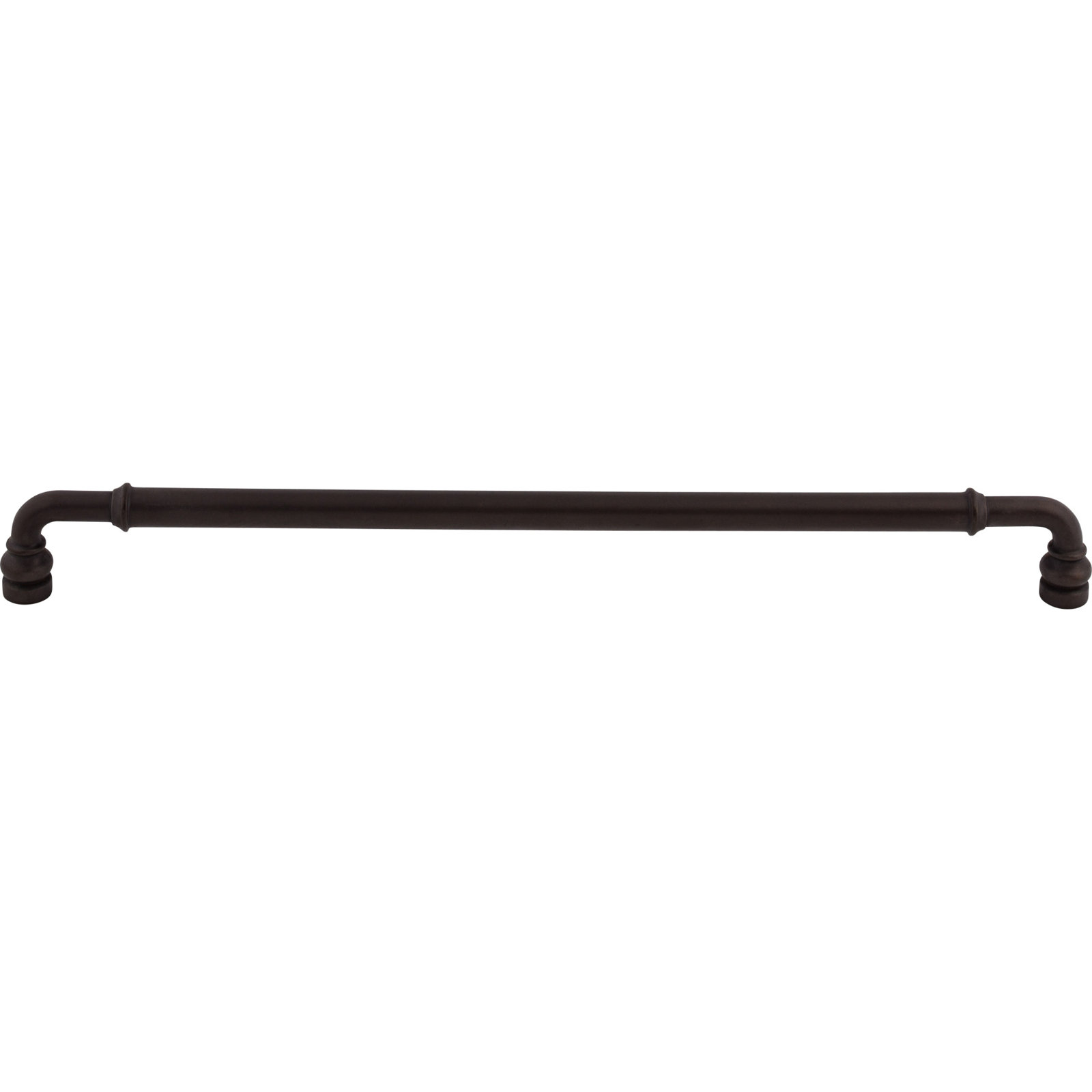 Brixton Bar Cabinet Pull, 12" Center to Center, Sable