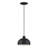 Domma 1 Light Black Mini Pendant-1545133109-1545133105