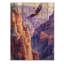 Aigle au-dessus du canyon III - Aigle, art mural en bois sur bois de pin naturel-630171605