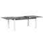 Stanfill Rectangular Metal Extendable Outdoor Dining Table , 168cm cm W 100cm cm D