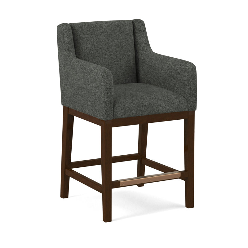 Upholstered Stool, 61597-78, Pecan