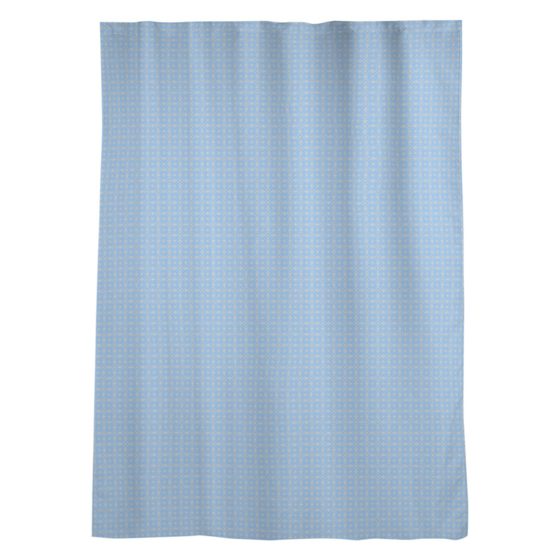 Panneau de rideau simple occultant et isolant avec passe-tringle napperon Kitterman, Bleu pastel