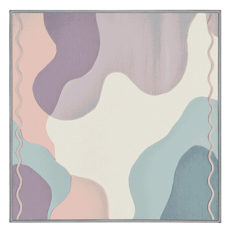 Aqua Glow Rug, Square 5'