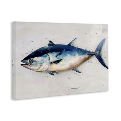  Tuna Fish Sea Life Canvas Wall Art by Petal Prints Design