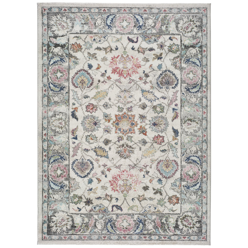 Bernardini Floral Area Rug, Rectangle 140 x 200cm