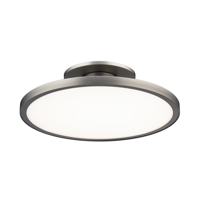 Twist-N-Lite 11" LED 5-CCT Selectable Semi-Flush Mount, 2700K/3000K/3500K/4000K/5000K, Brushed Nickel