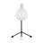 Eileen Contemporary Adjustable Task Lamp in Black Metal and White Polypropylene