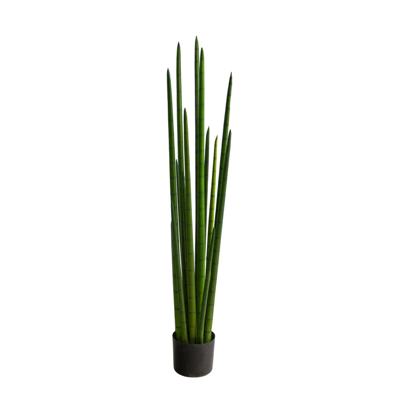 Snake artificiel en pot, H 48 po x l 10 po x P 10 po