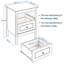 Anestin 48cm W Solid Wood Bedside Table-1317983198