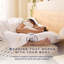 Scandinavian Duck Feather & Down Pillow Medium Support Back Sleeper Pillow (Set of 2)