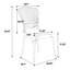 Patio extérieur en aluminium coulé 3 pièces - 2 chaises et 1 coussin de table noir, conception classique, assemblage facile requis pour le patio, le jardin, le style 3 pièces du balcon, une cour paisible
