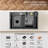 33 X 22 Inch Stainless Steel Single Bowl Drop-In Kitchen Sink With Waterfall Faucet, Pull-Down Sprayer And Built-In Workstatio