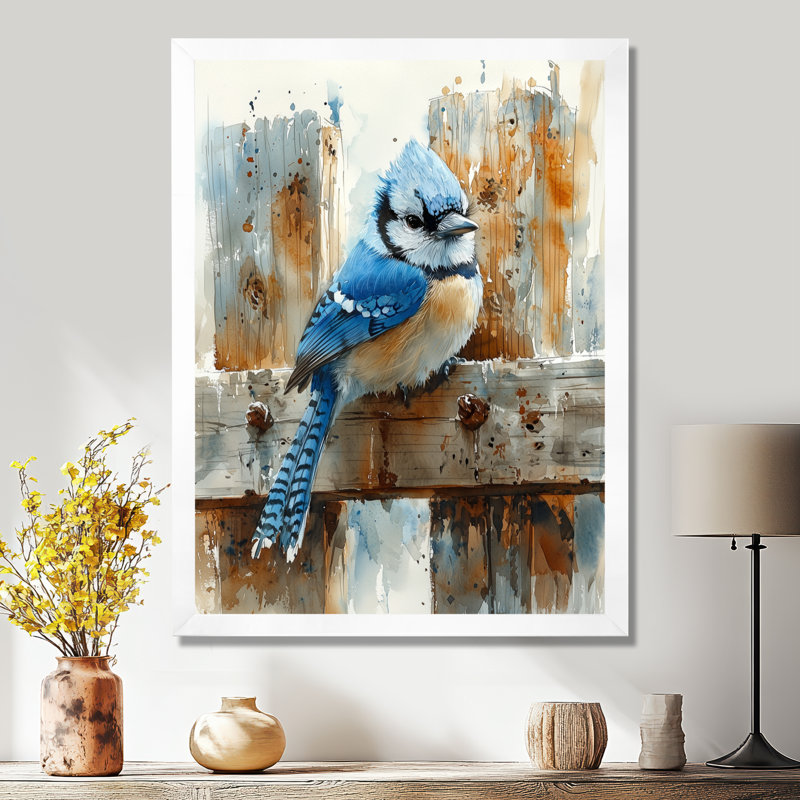 Bellino - animaux, art mural, H 40 po x l 30 po, Reproduction encadrée d'une seule photo, Blanc