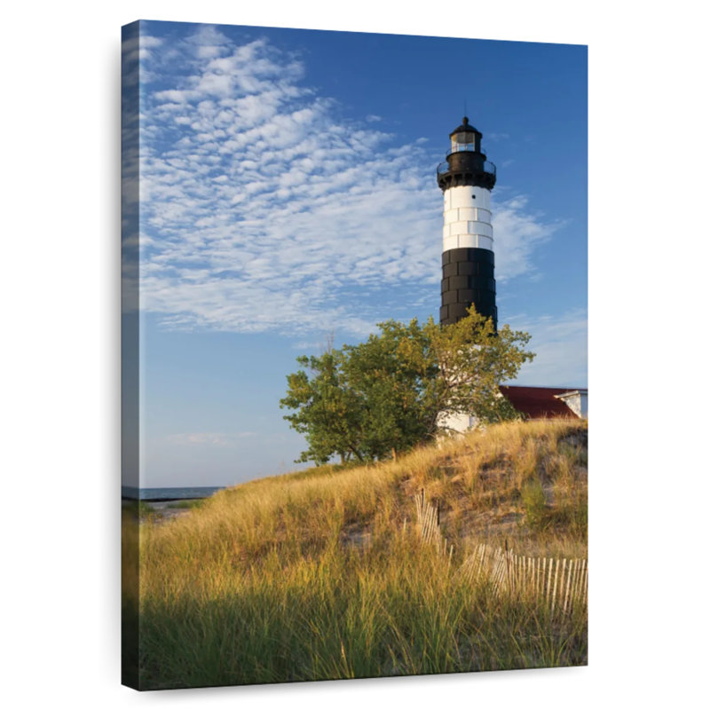 Phare Lilie Big Sable Point II, H 45 po x l 30 po