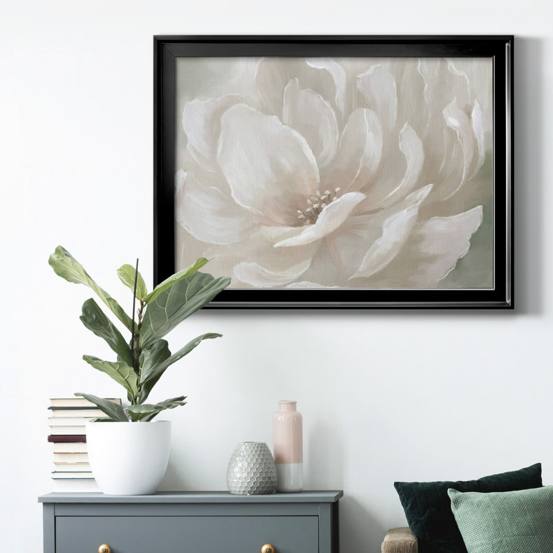 Pêche parfaite - Peinture sur toile encadrée, H 30,5 po x l 42,5 po x P 1,5 po, Noir
