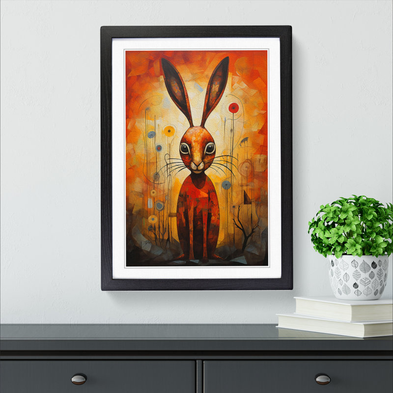 Hare Orphism No.3 - Framed Print