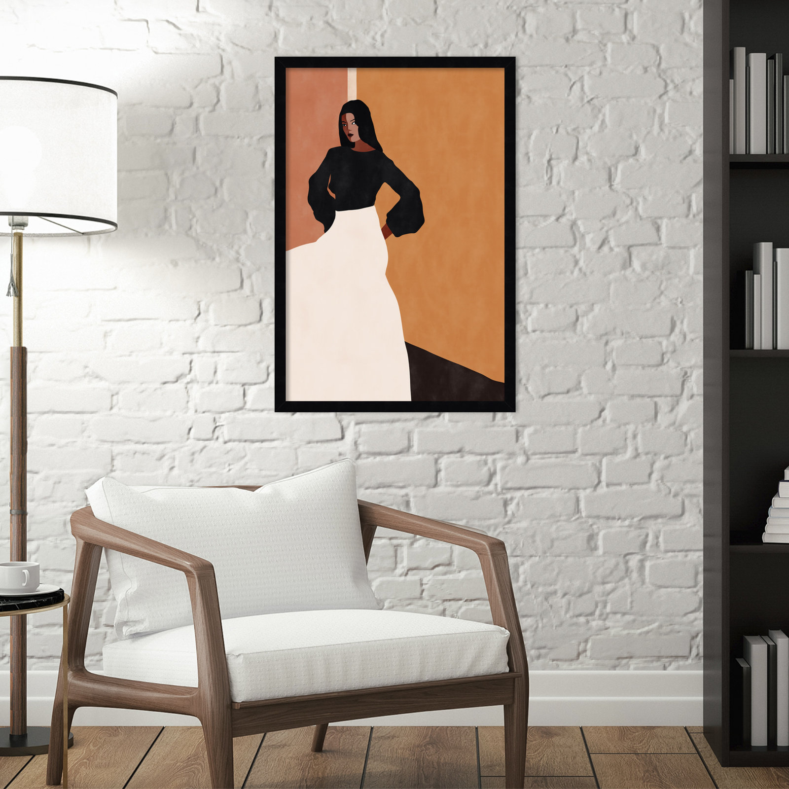 Seville Print by Alexander Ginzburg, 26" H x 18" W, Black Framed