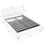 Lit plateforme tapissier hydraulique avec tête de lit intégrée, cadre de lit de chambre à coucher avec espace de rangement-303976996-303976997