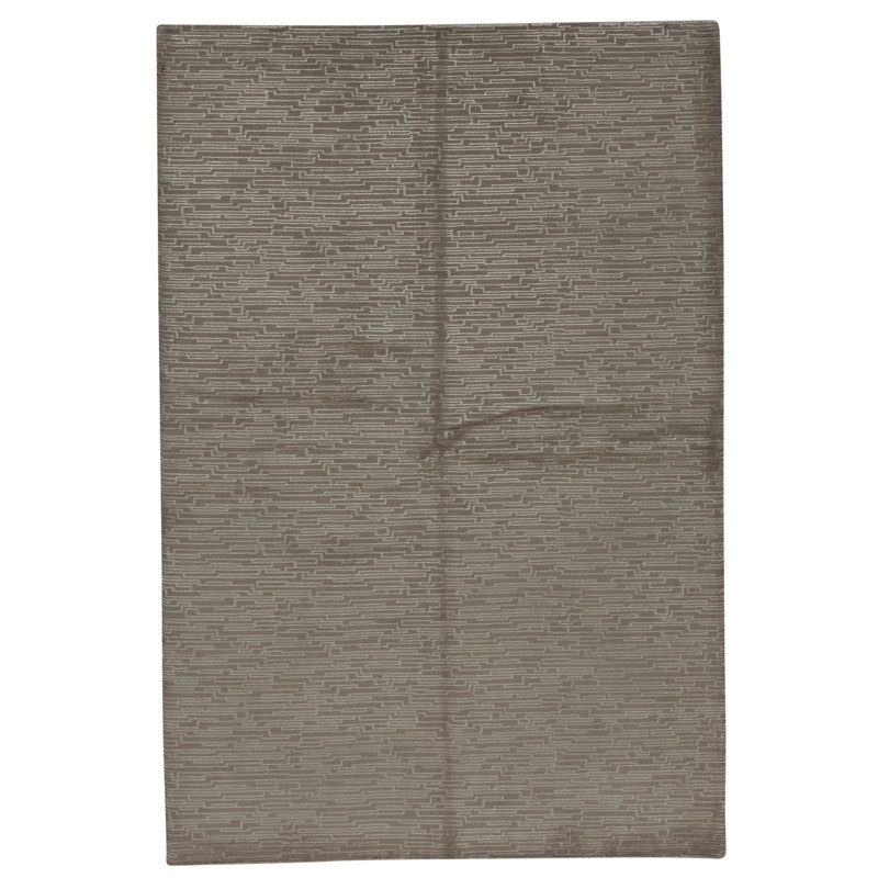 Tapis ivoire noué à la main de haute qualité