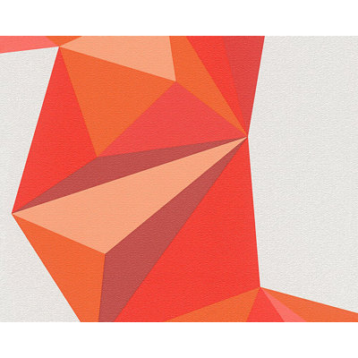 Rouleau de papier peint abstrait 33 pi x 21 po digital Charette