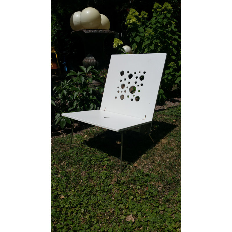 Killingsworth Outdoor Lounge Chair, White