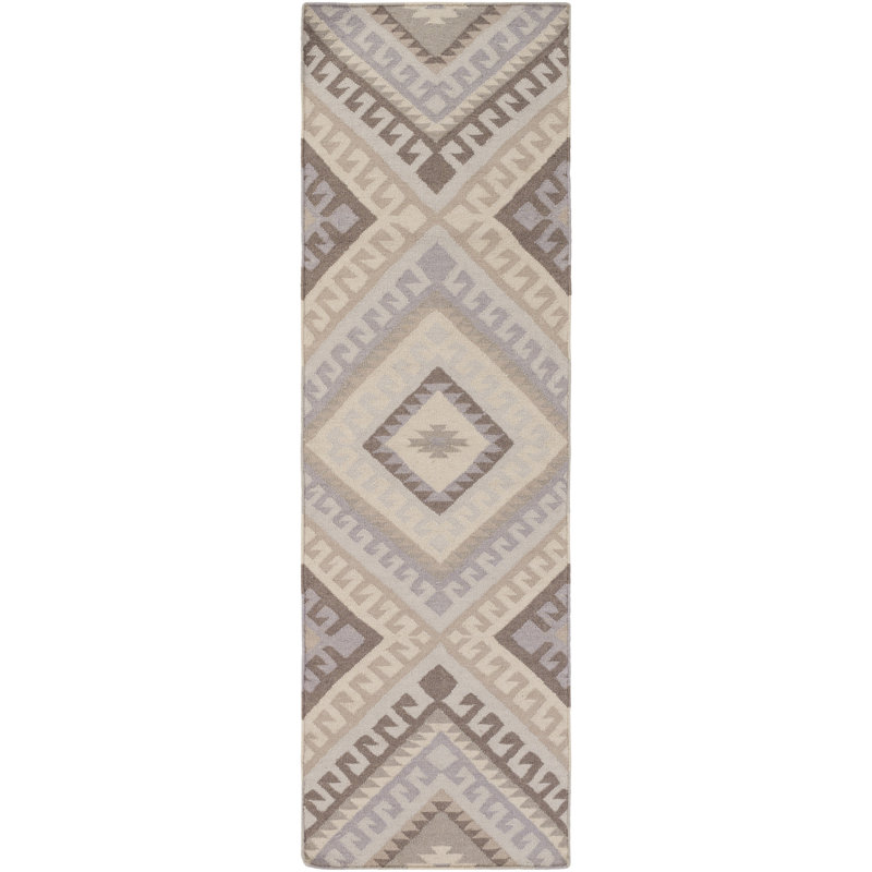 Feliciana  Wool Geometric Indoor Rug, Runner 2'6" x 8'