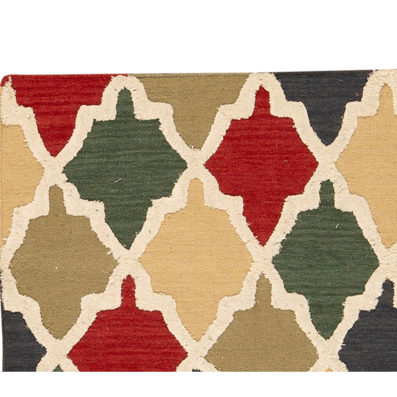 Tapis multicolore de haute qualité noué à la main