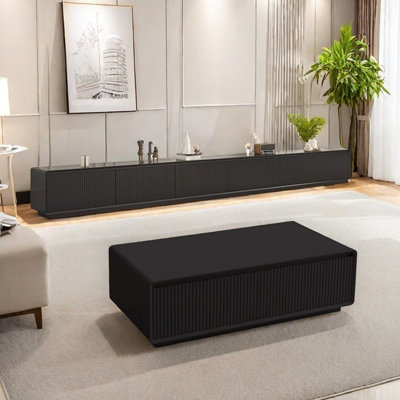 Design sense coffee table TV cabinet combination