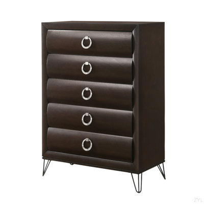Commode finition merlot foncé