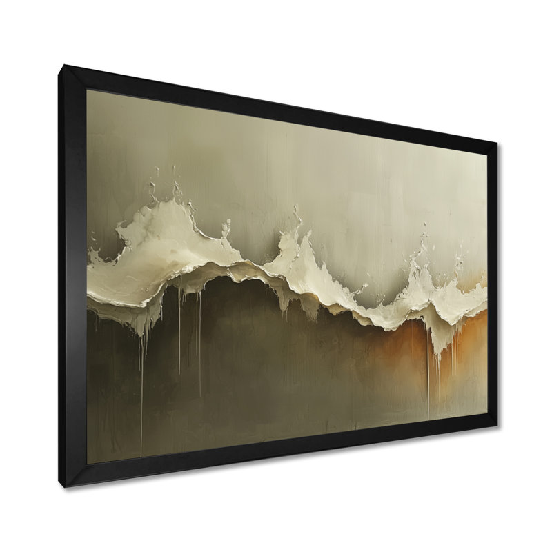 «Cullompt Ephemeral Pathway» - Peinture murale, Reproduction encadrée d'une seule photo, Noir, noir, noir, noir