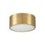 Modern Brass Cylindrical Flush Mount Ceiling Light