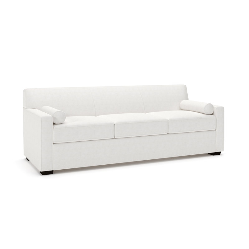 Francesca 92'' Sleeper Sofa, Nomad Snow Crypton Chenille