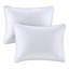 Courtepointe double / grand blanc 3 pièces - Design réversible, microfibre avec coton, contrôle boulochage