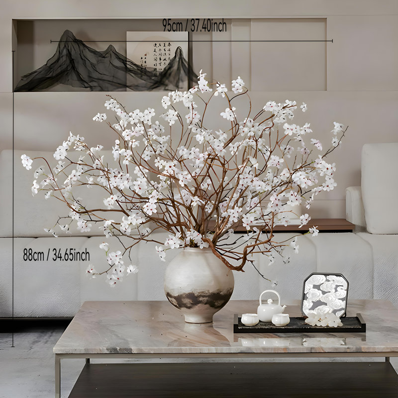 Ornements de fleurs simulées