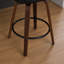 Ensemble de 3 tabourets de bar à hauteur de comptoir - siège rembourré, tabourets de comptoir pivotants pour îlot / cuisine / comptoir / bar