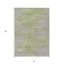 Tapis extérieur lavable abstrait vert sauge et artichaut 5 pi x 8 pi