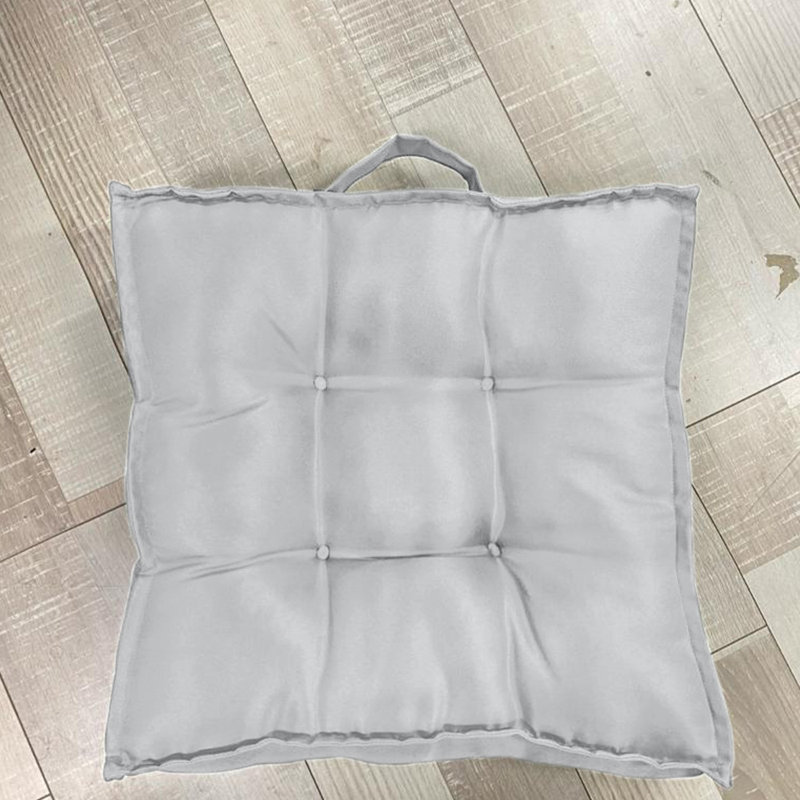 OUTDOOR WATERPROOF BOOSTER CUSHION 45X45 SILVER, Silver