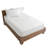 Hypoallergenic and Waterproof Mattress Protector Set - 2 Full Size Zippered Pillowcases and Mattress Cover (Natural White)-535329811