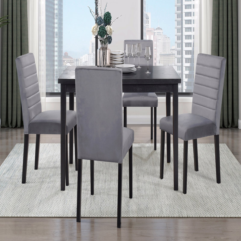 Modern Casual Dining Table Solid Wood