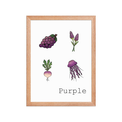 Purple | Framed Poster